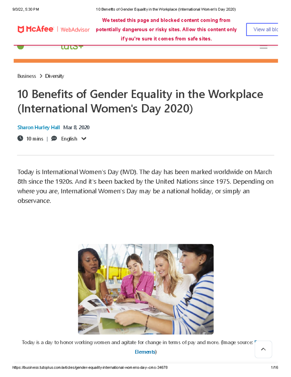 10 Benefits Of Gender Equality In The Workplace International Womens