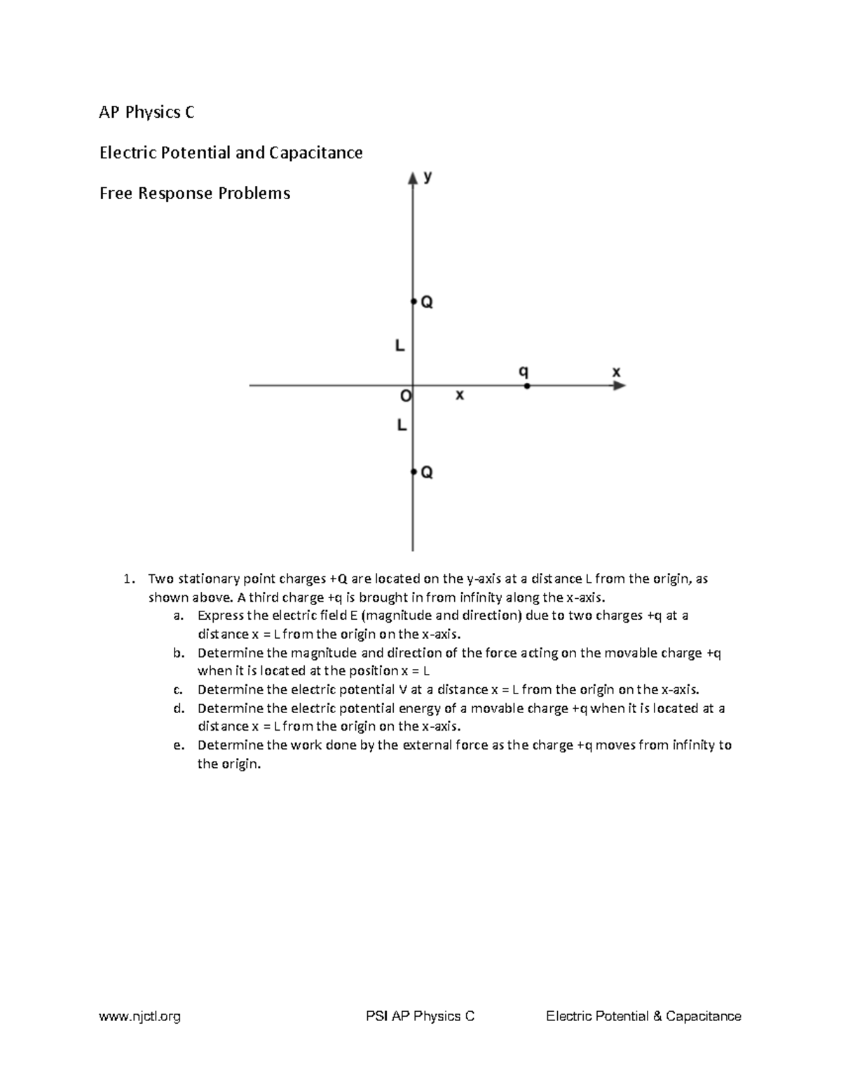 Ap-physc-em electric-potential-capacitance-free-response-problems 2023 ...