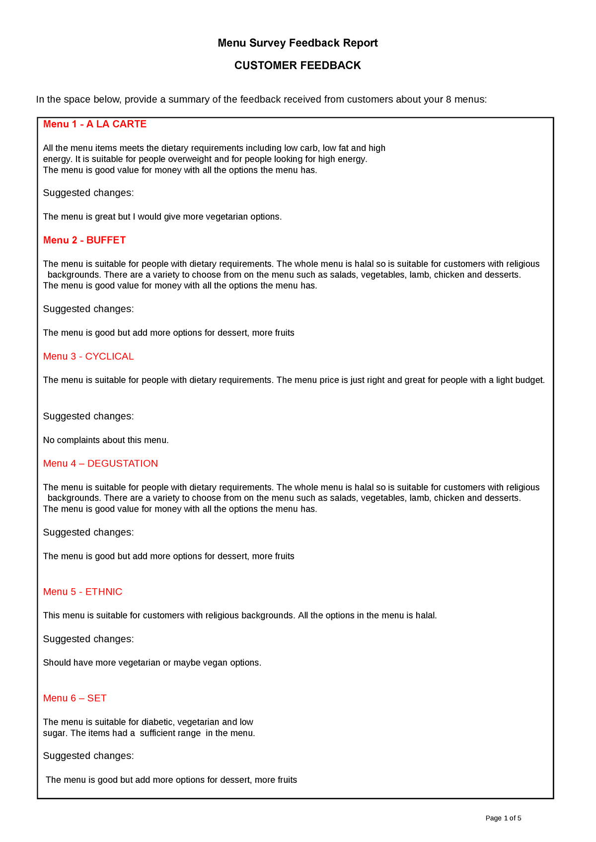 menu-survey-feedback-report-docx-page-1-of-5-menu-survey-feedback
