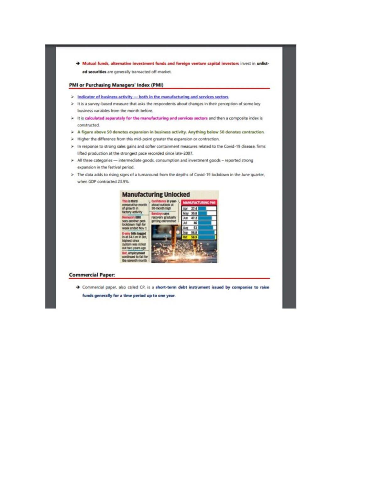 Pdf-3 - economy notes - Central Themes In Indian Economy - Studocu