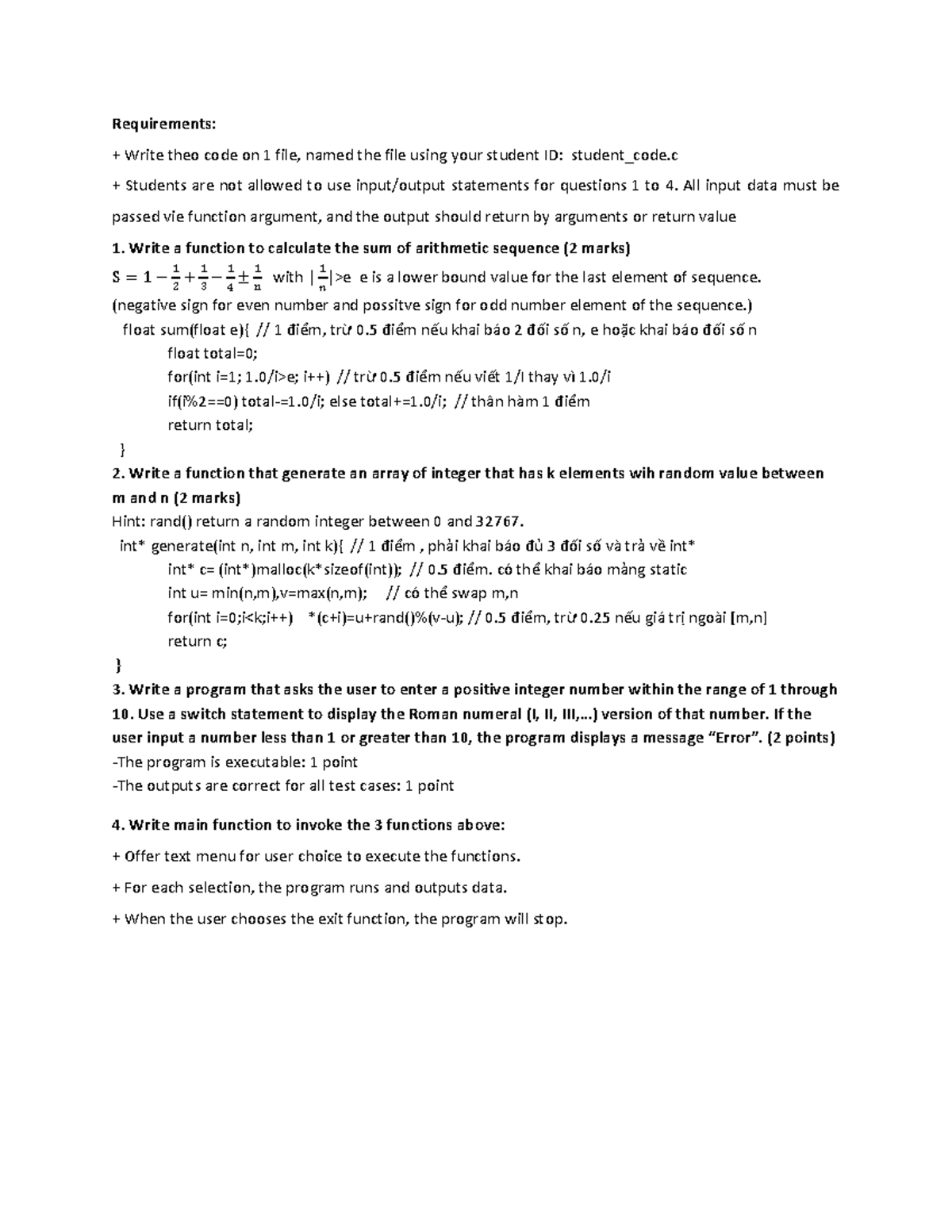 Practical 2 - ssssss - Requirements: Write theo code on 1 file, named ...