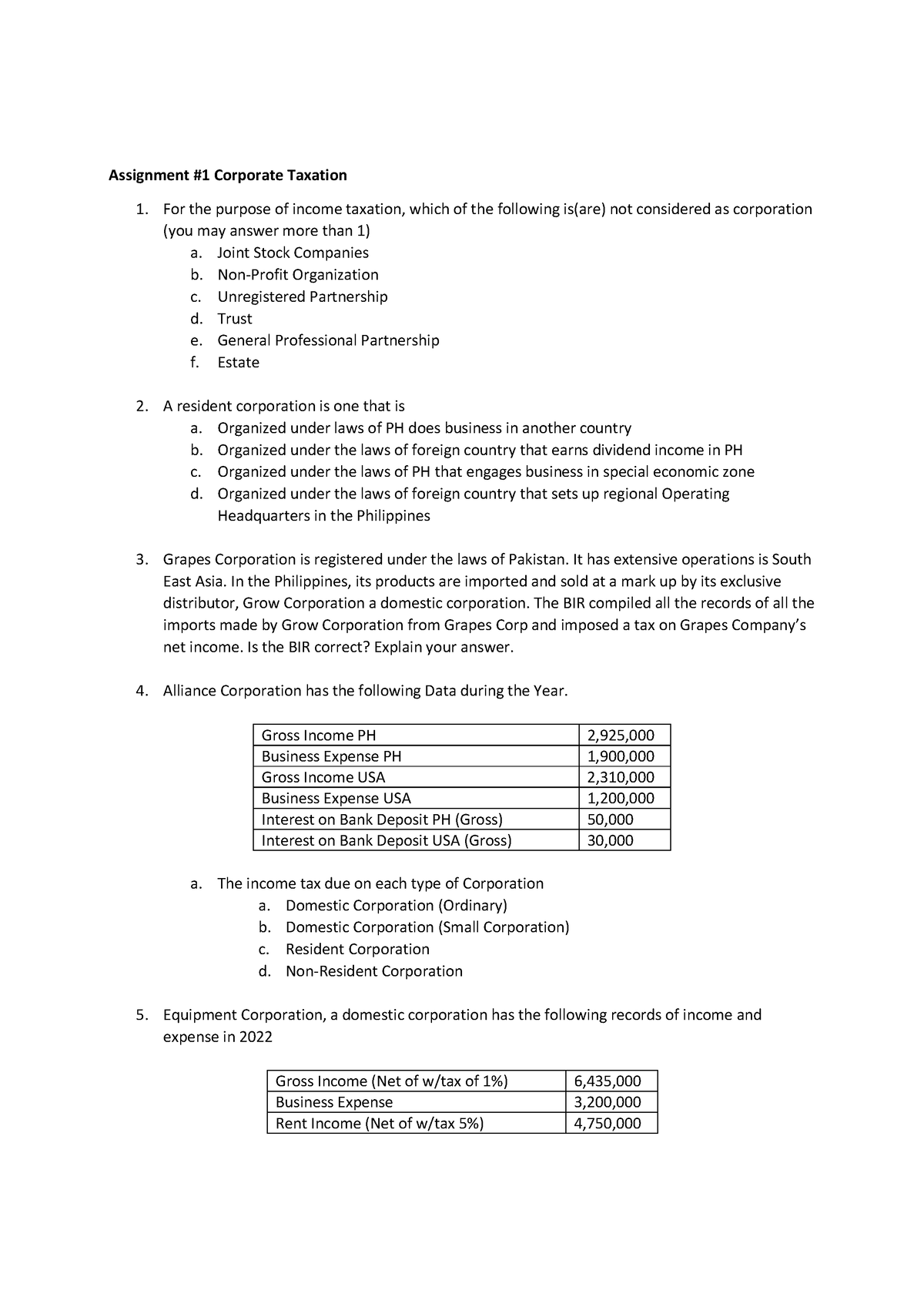 assignment of income doctrine internal revenue code