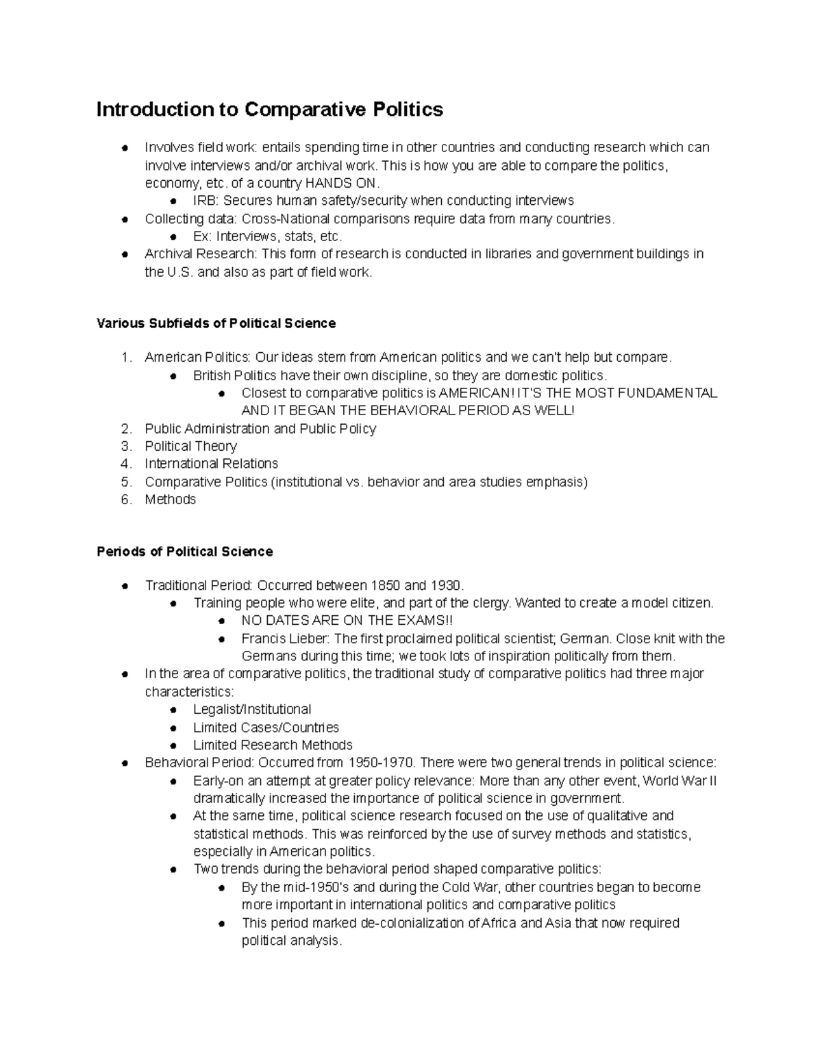 Introduction To Comparative Politics - This Is How You Are Able To ...