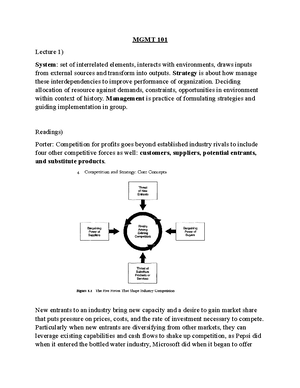 Mgmt 101 Midterm Study Guide - Management 101 Midterm Study Guide ...