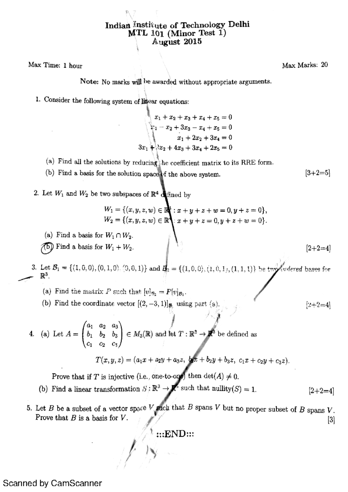 [Fall 15]-Minor 1 - fasf - Indian Institute of Technology Delhi MTL 101 ...