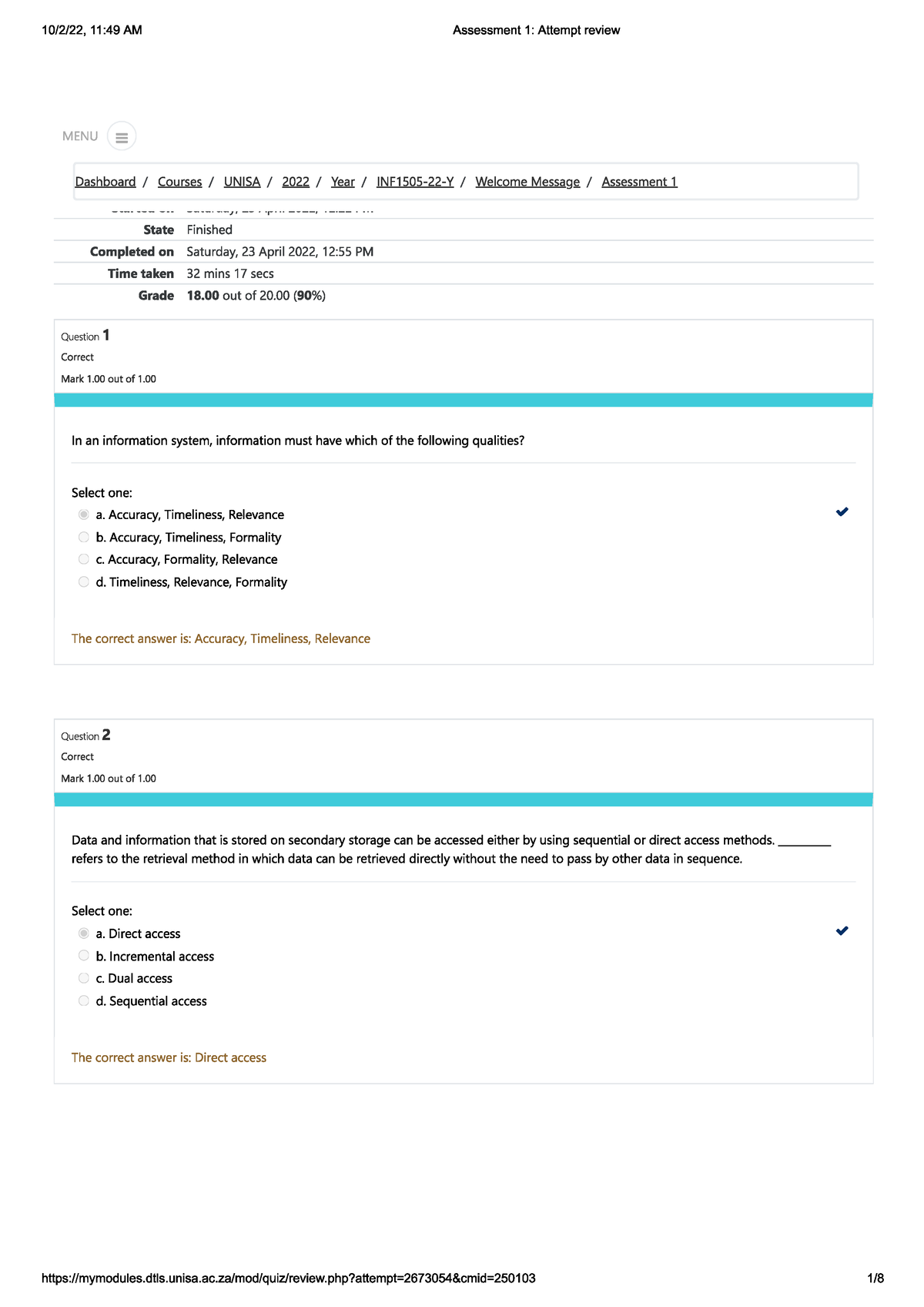 unisa assignment answers 2021