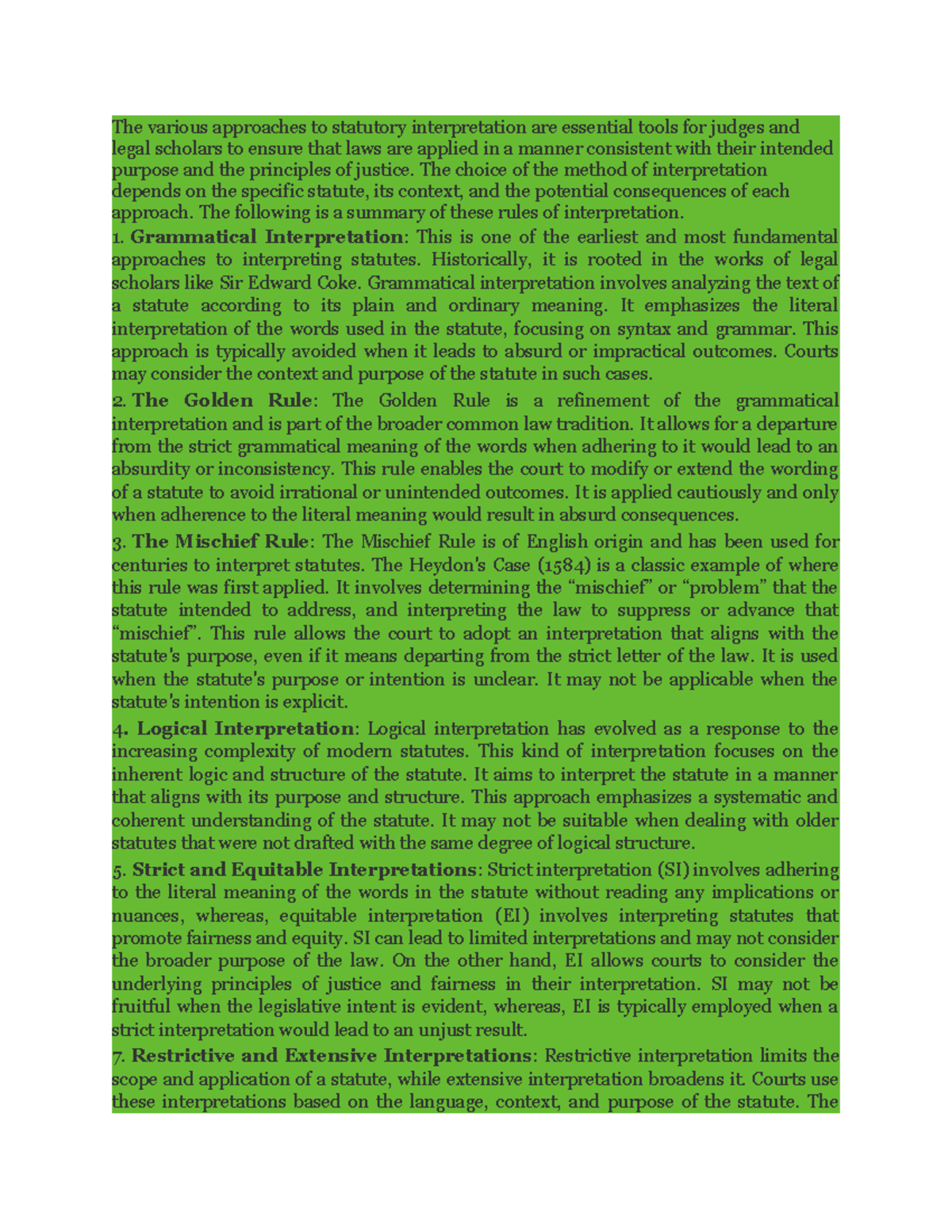 document-15-kfgggg-the-various-approaches-to-statutory