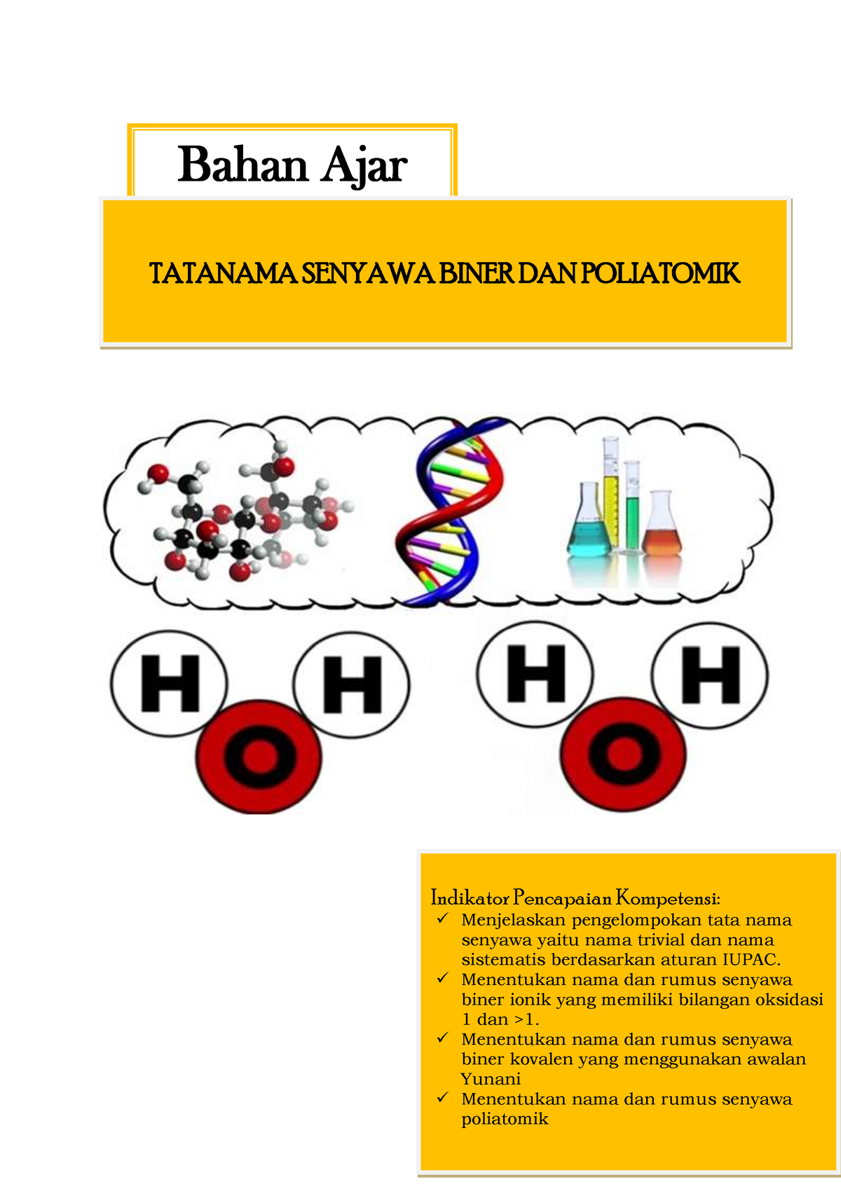 Bahan Ajar Tata Nama Senyawa - Bahan Ajar TATANAMA SENYAWA BINER DAN ...