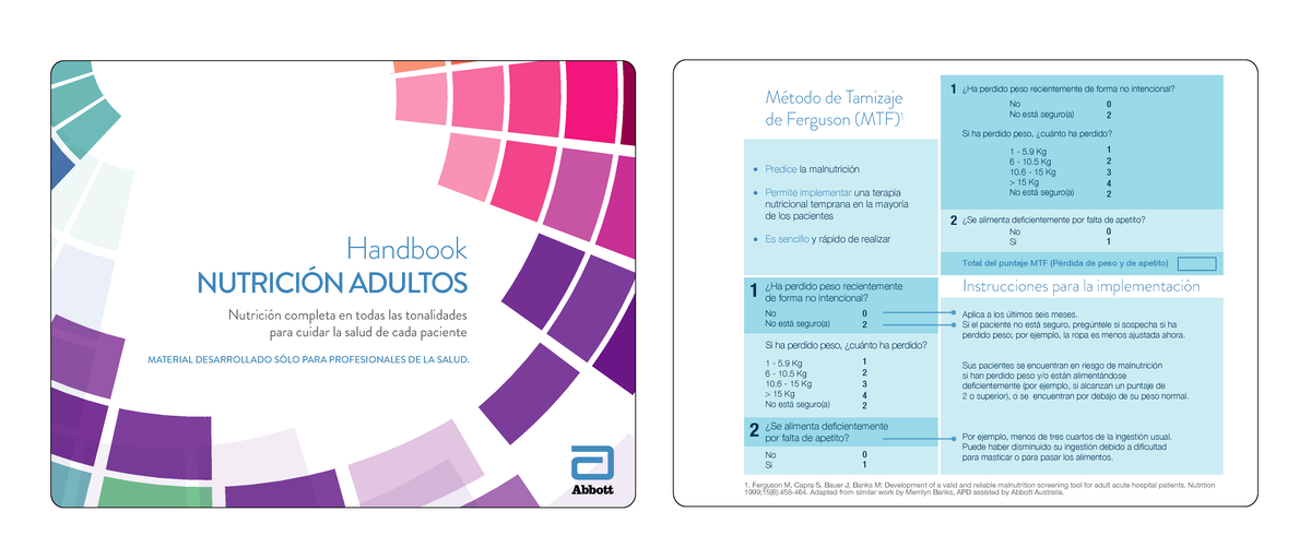 Handbook adultos Abbott - 1 Handbook NUTRICIÓN ADULTOS ...