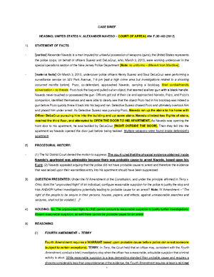 Florida v. JL case brief criminal procedure - 1 HEADING: FLORIDA V. J ...