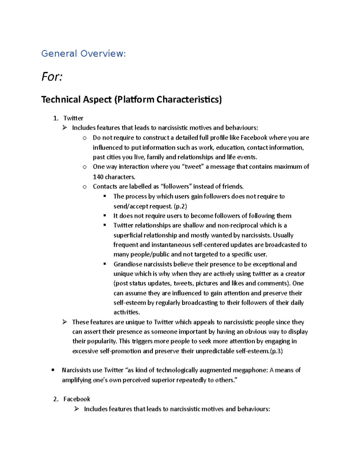 General Overview - General Overview: For: Technical Aspect (Platform ...