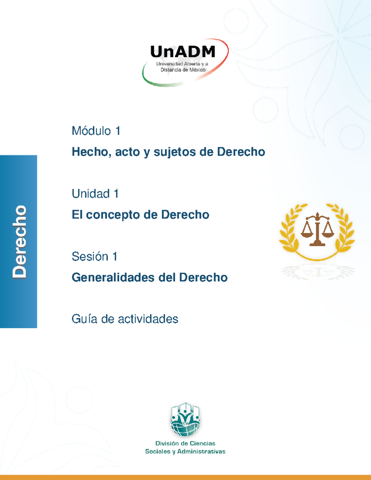 De M1 U1 S1 Ga Normas Y El Derecho Elementos Unidad 1 El Concepto De Derecho Sesión 1 4097