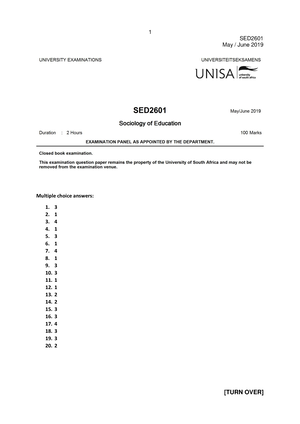 Assignment 2 Feedback Pls2605 - PYC2605/202/1/ Tutorial Letter 202/1 ...