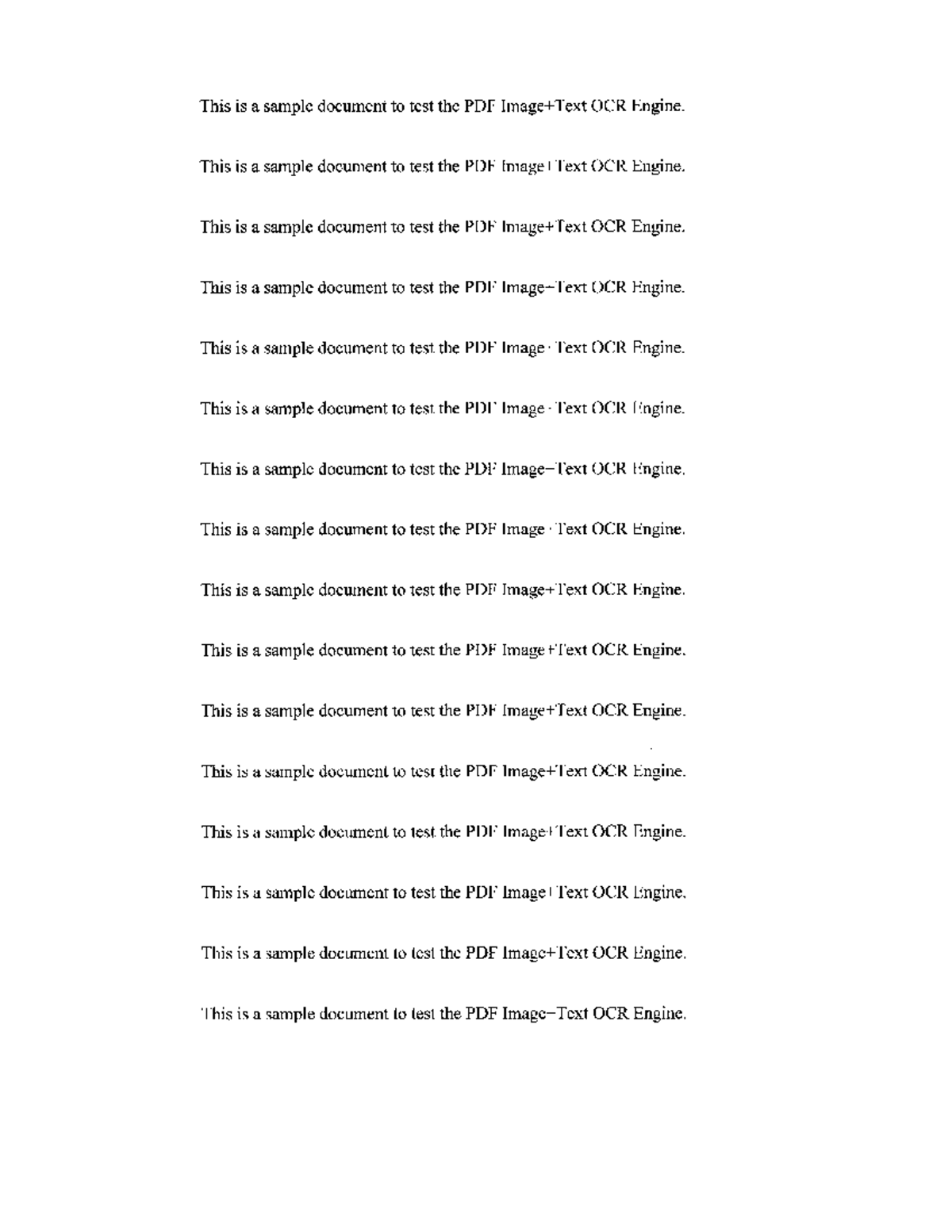 Test OCR - Textocr - This is a sample document to test the PDF Image ...