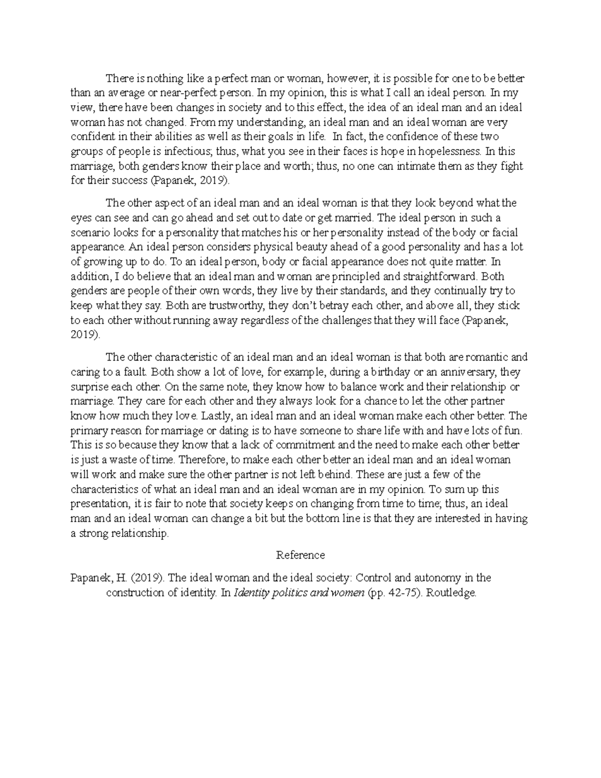 PSYC 1400 D8 Assignments There Is Nothing Like A Perfect Man Or psyc-1400-d8-assignments-there-is-nothing-like-a-perfect-man-or