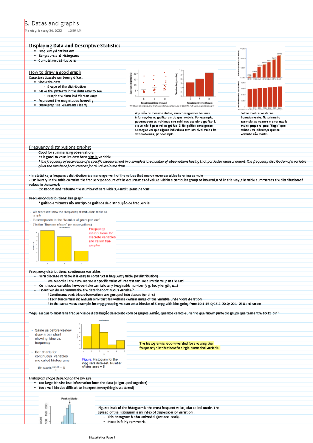 3. Datas and graphs - Displaying Data and Descriptive Statistics ...