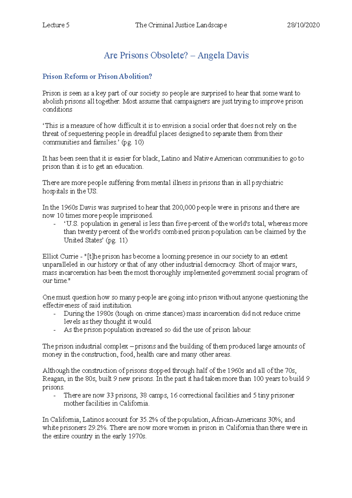 Are Prisons Obsolete Angela Davis Are Prisons Obsolete? Angela