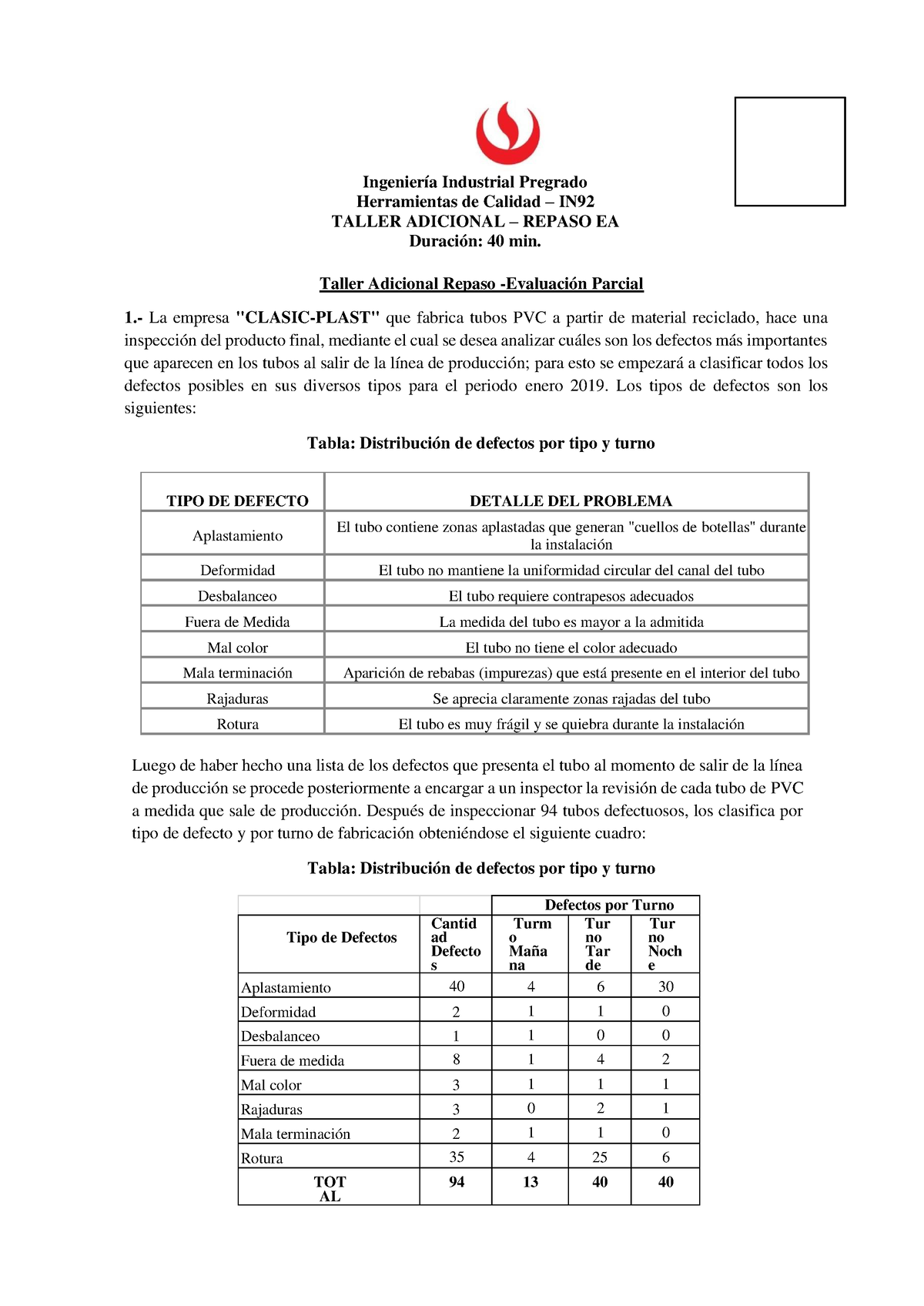 Taller Adicional 2- Grupo 4 - Ingeniería Industrial Pregrado ...