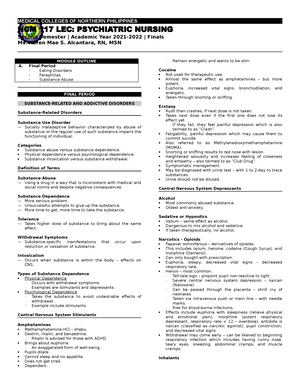 NCM 112 Midterm LAB 2022 - NCM 112 (MS 1): Care Of Clients With ...