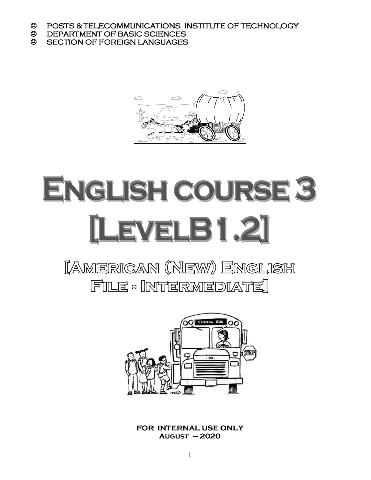 English- Course- Level-B1.2-2020 - POSTS & TELECOMMUNICATIONS INSTITUTE ...