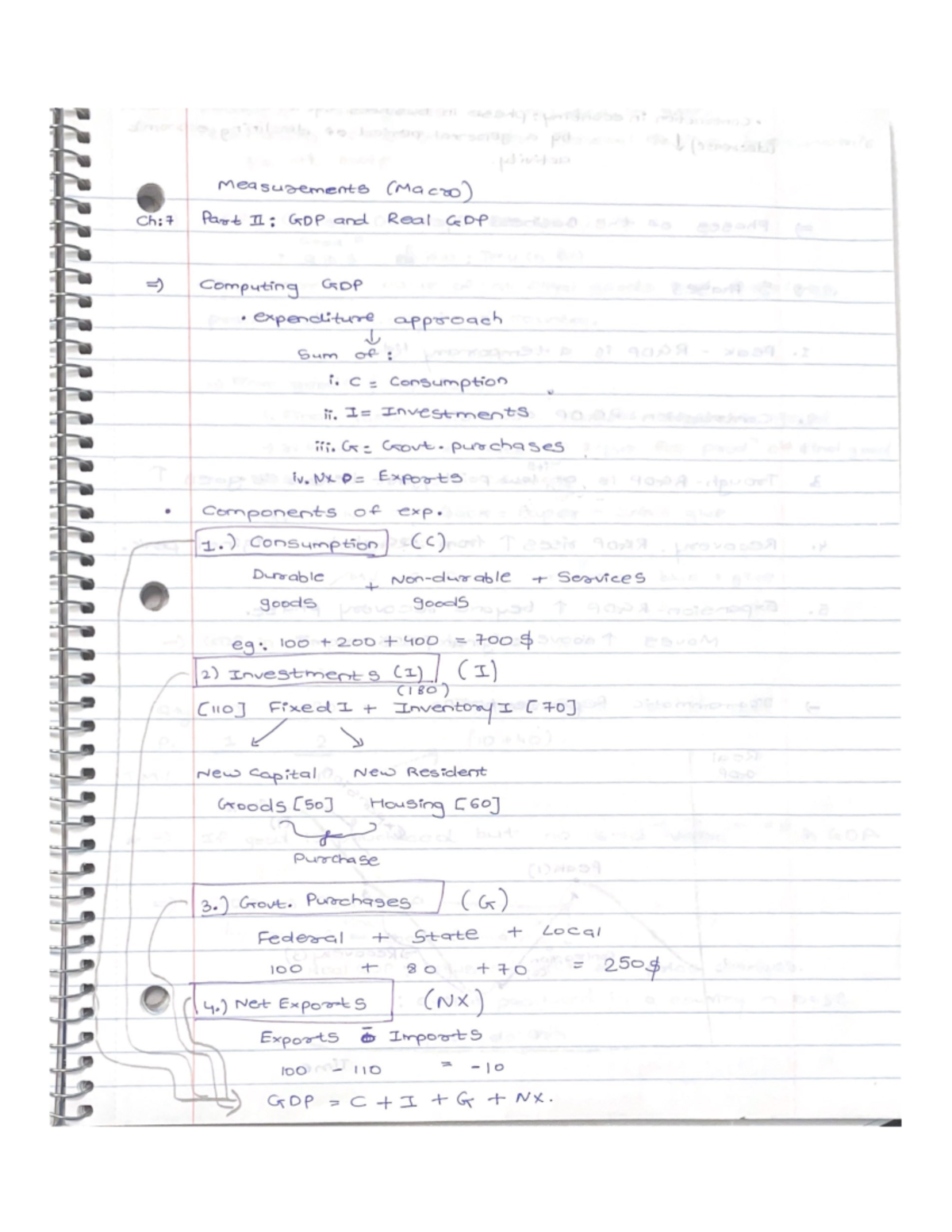 Macroeconomics Measurements GDP And Real GDP - L a MEA susementS (Ma ox ...