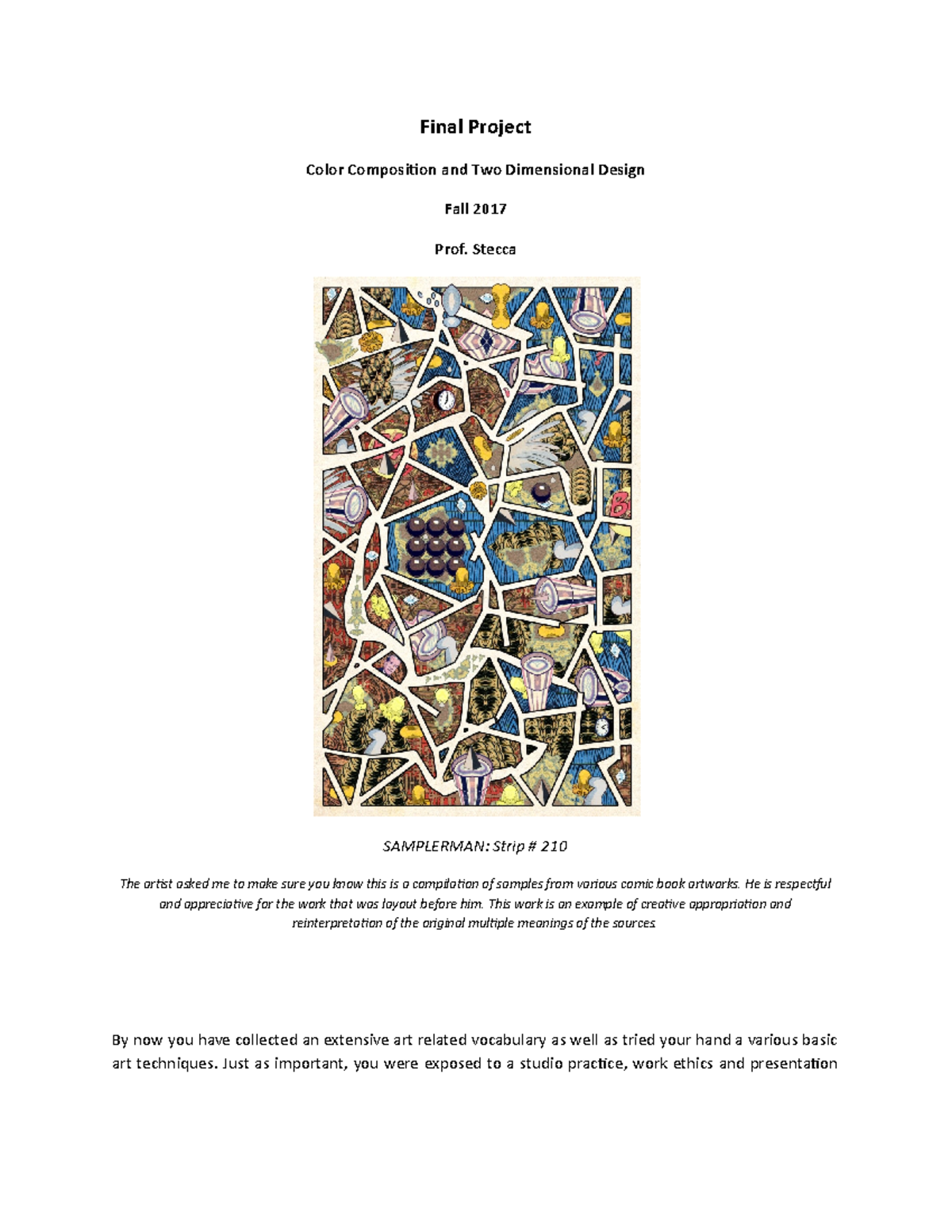 Final Project-Fall 2017 CCand 2D- Stecca - Final Project Color ...