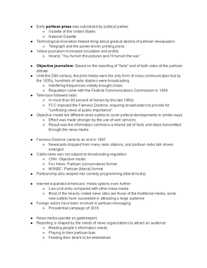 Chapter 7 - Notes - Political Participation: Involvement In Activities ...