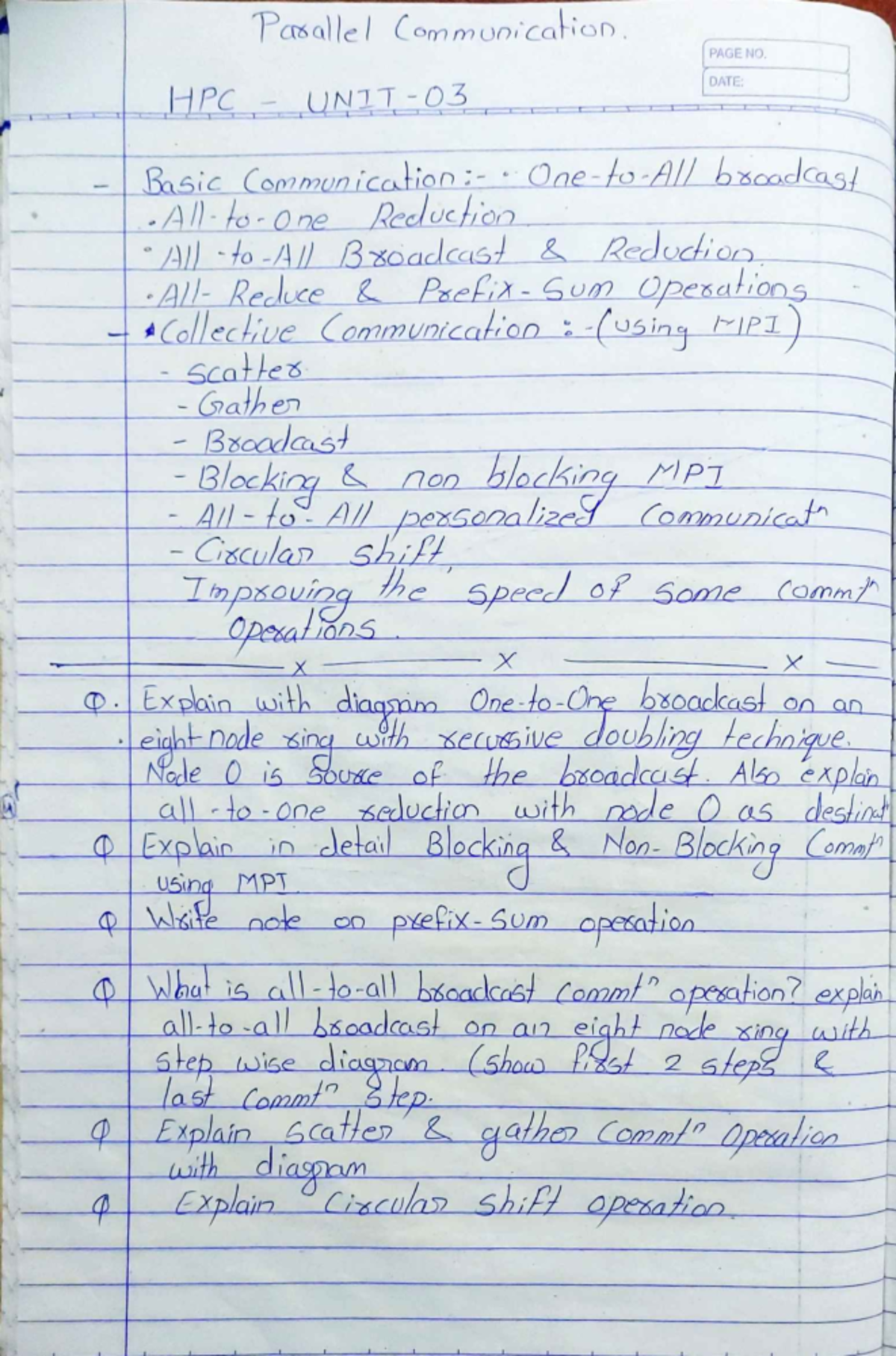 HPC -3 Riz - High Performance computing 3rd chapter full syllabus notes ...