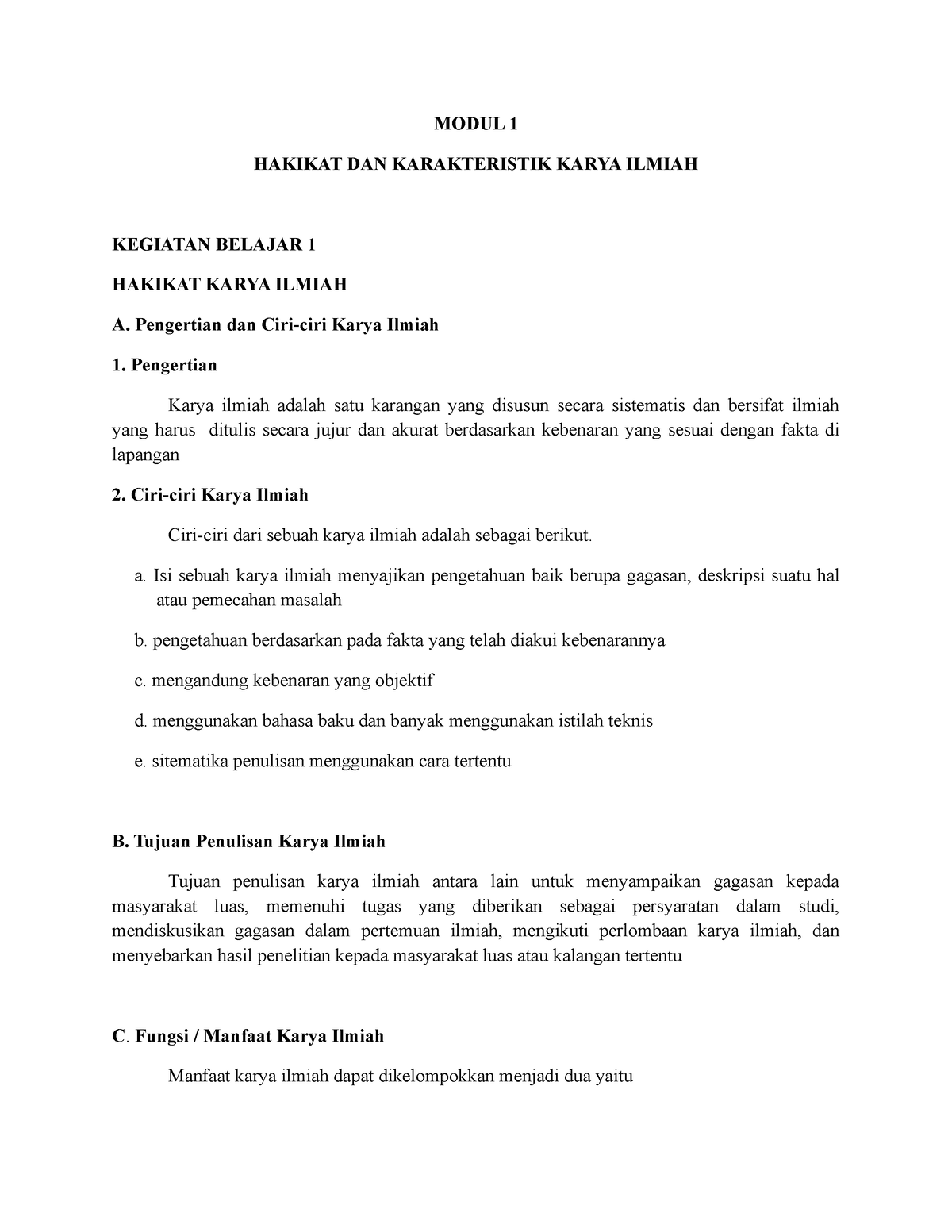 Resume Modul 1 Dan 2 IDIK4013 Teknik Pen Karil - MODUL 1 HAKIKAT DAN ...