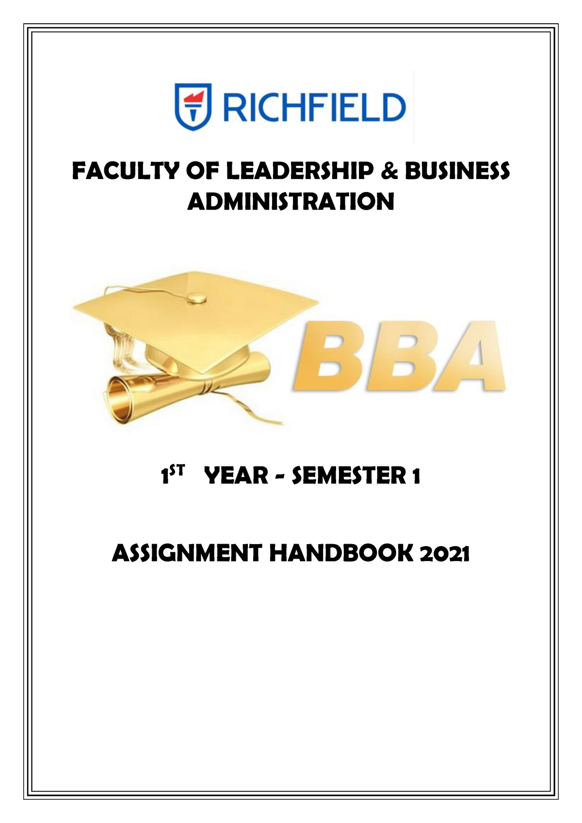 bba 1st year assignment 2021