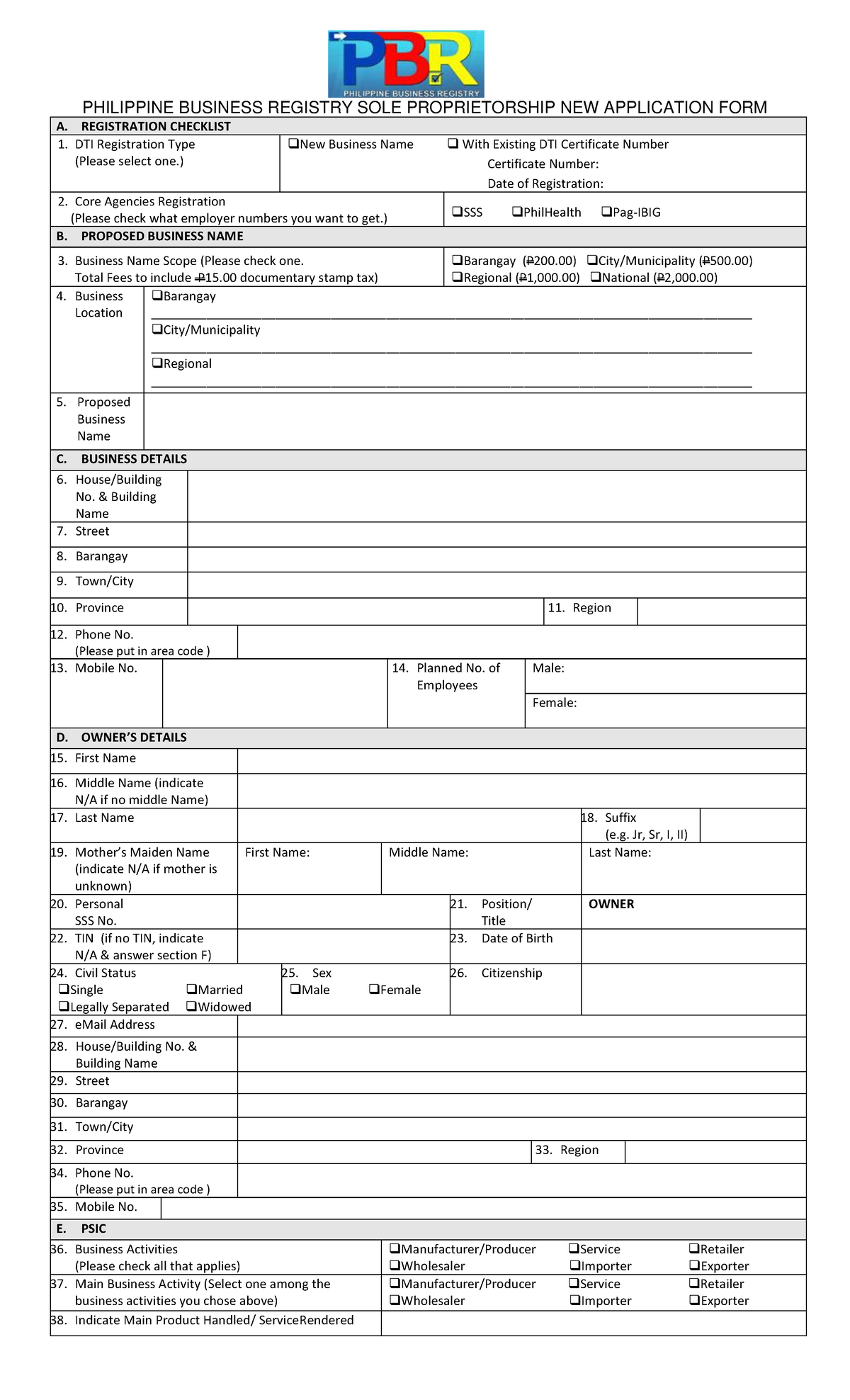 New+Application+-+PBR+SPNR+Application+Form - PHILIPPINE BUSINESS ...