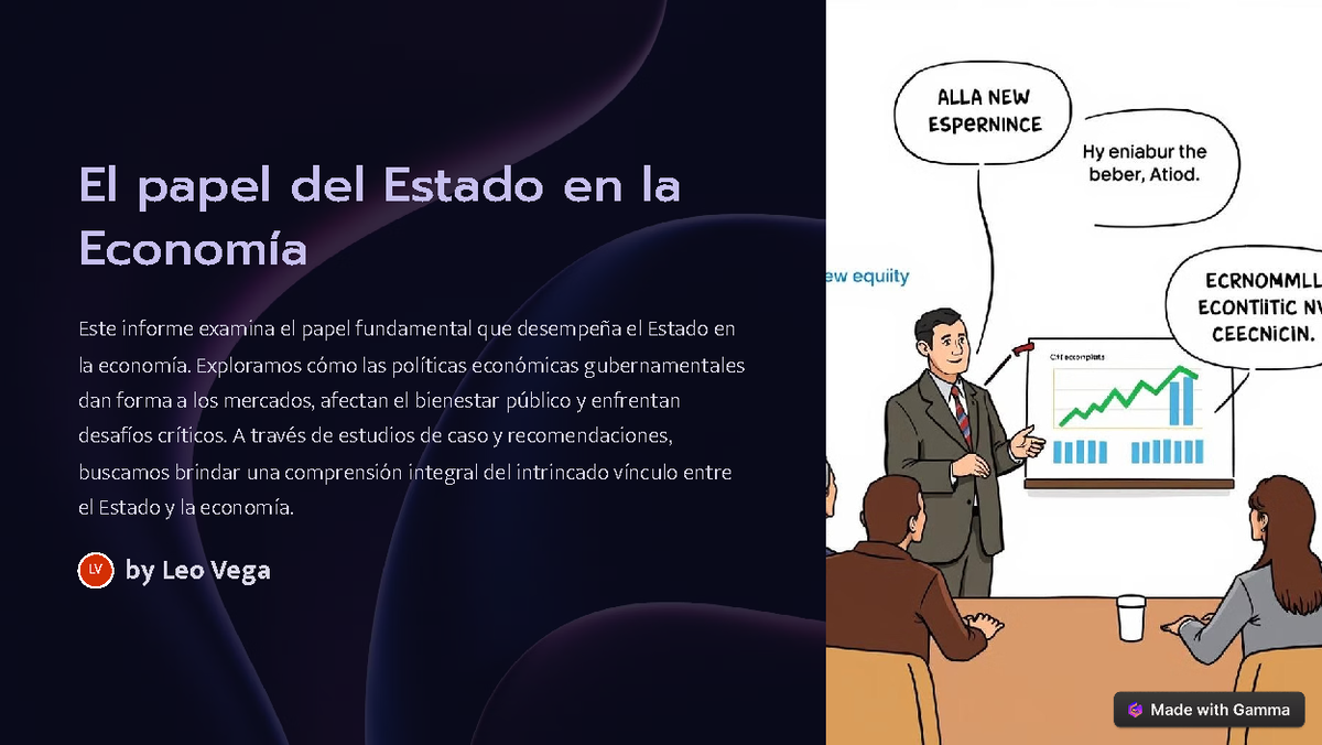 El papel del Estado en la Economia - El papel del Estado en la Economía