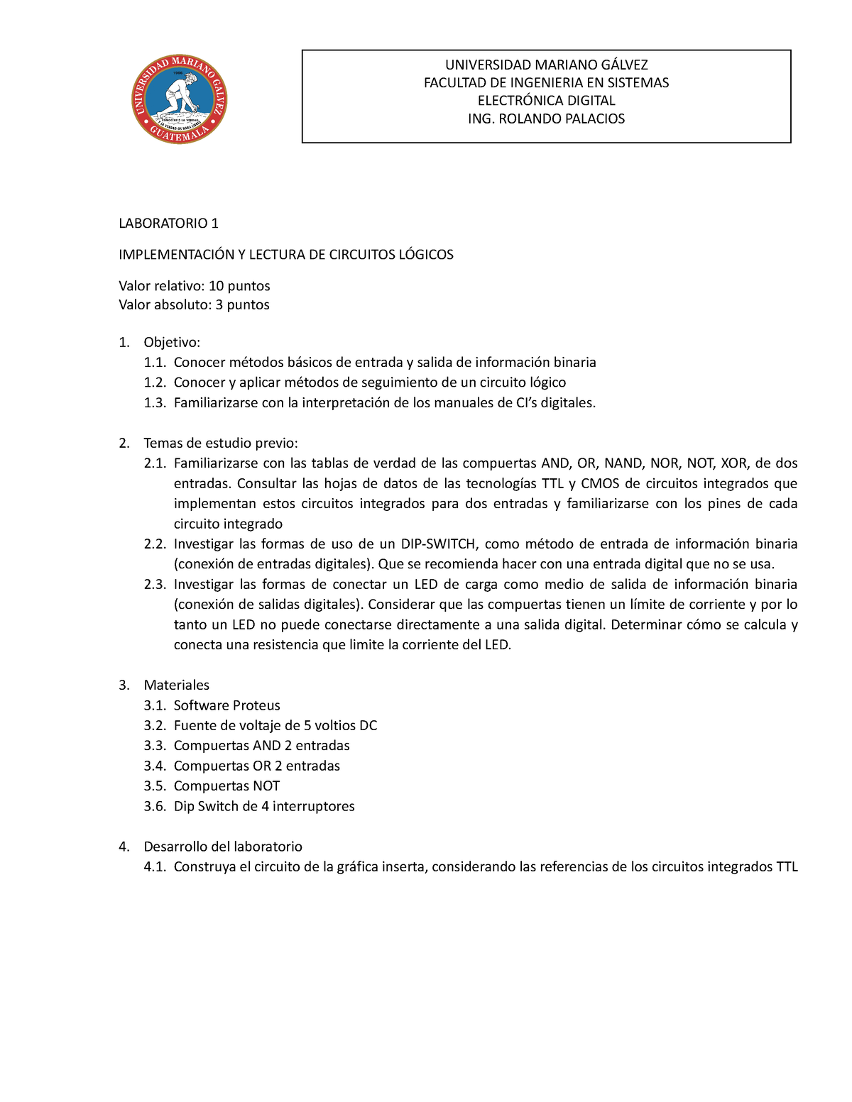 Laboratorio 1 - Leeme - LABORATORIO 1 IMPLEMENTACIÓN Y LECTURA DE ...