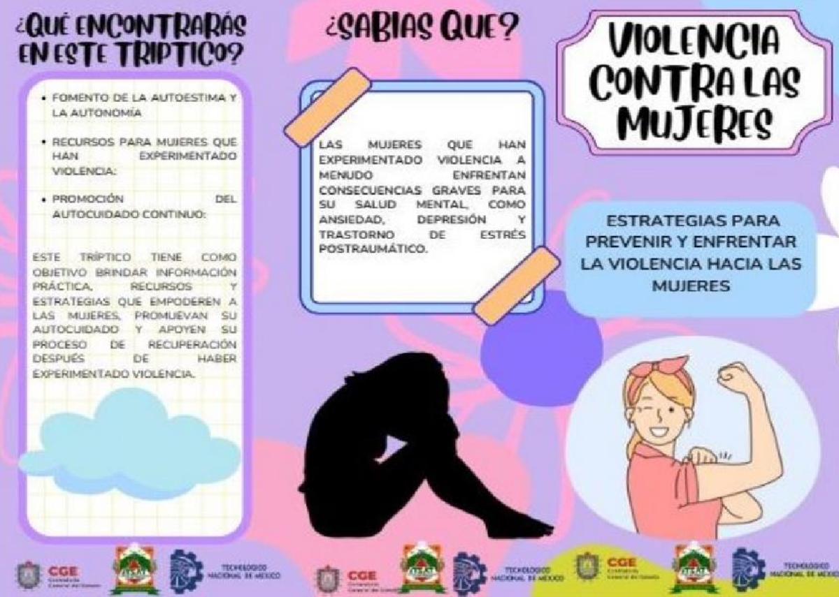 Triptico sobre Violencia Contra Las Mujeres - Formulación y Evaluación