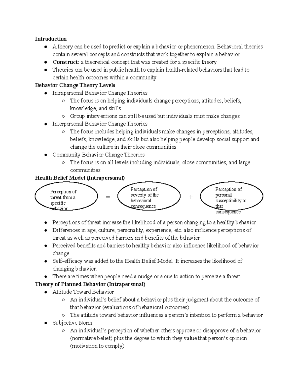 Theory-Based Approaches - Introduction A Theory Can Be Used To Predict ...