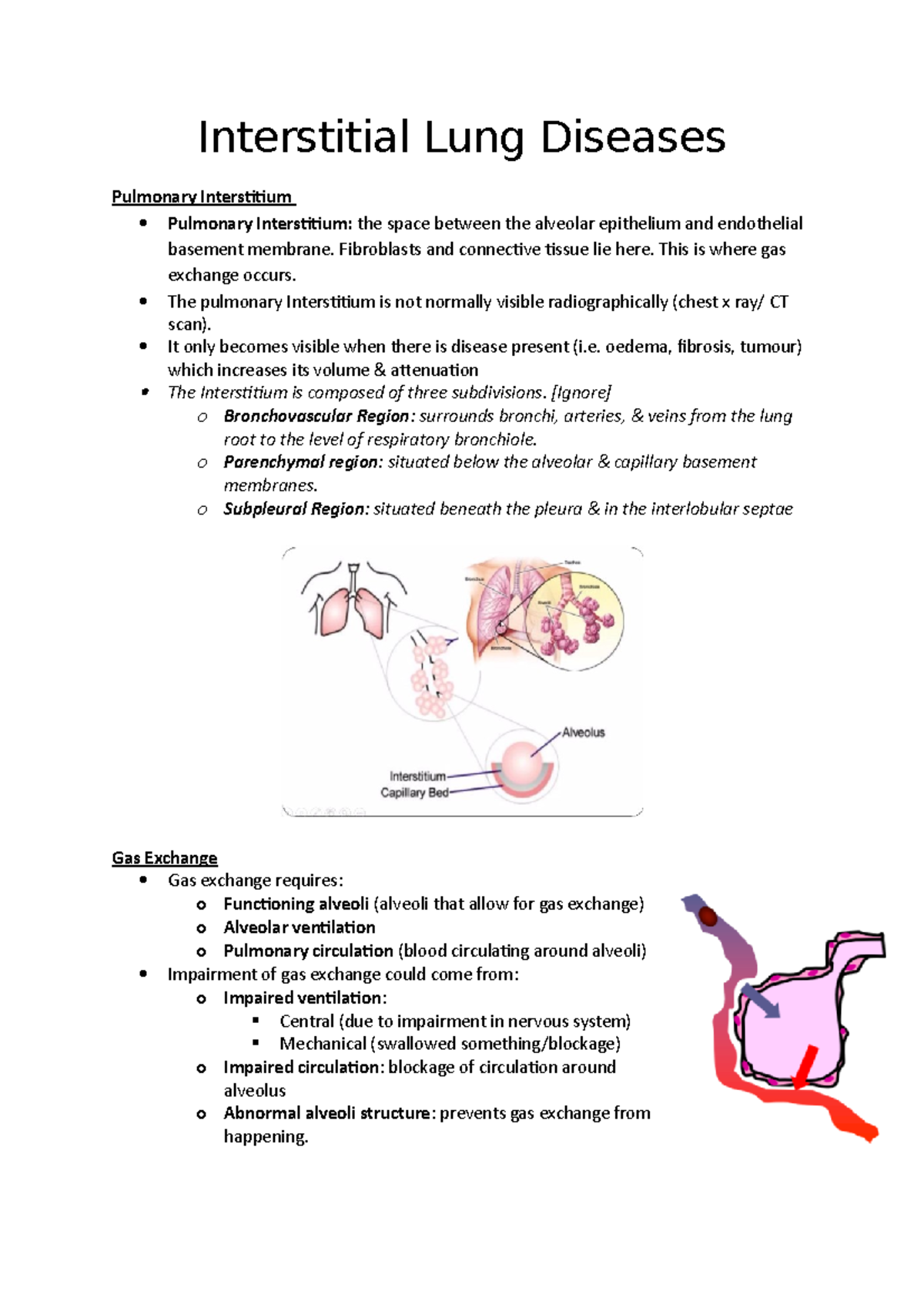 L11 Interstitial Lung Diseases - Interstitial Lung Diseases Pulmonary ...