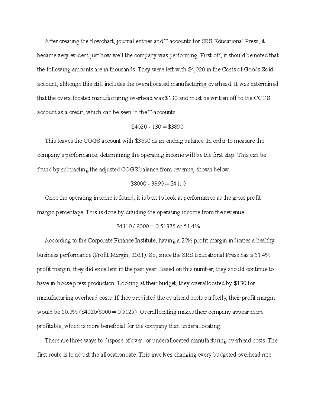 Final Project 1 Acc 311 Milestone One After Creating The