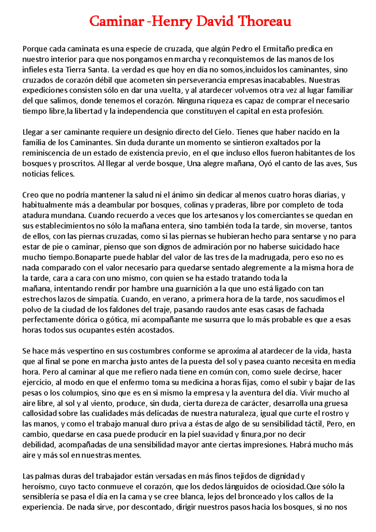 Caminar - Estos Textos Me Ayudaron Un Montón Para Aprobar El Examen ...