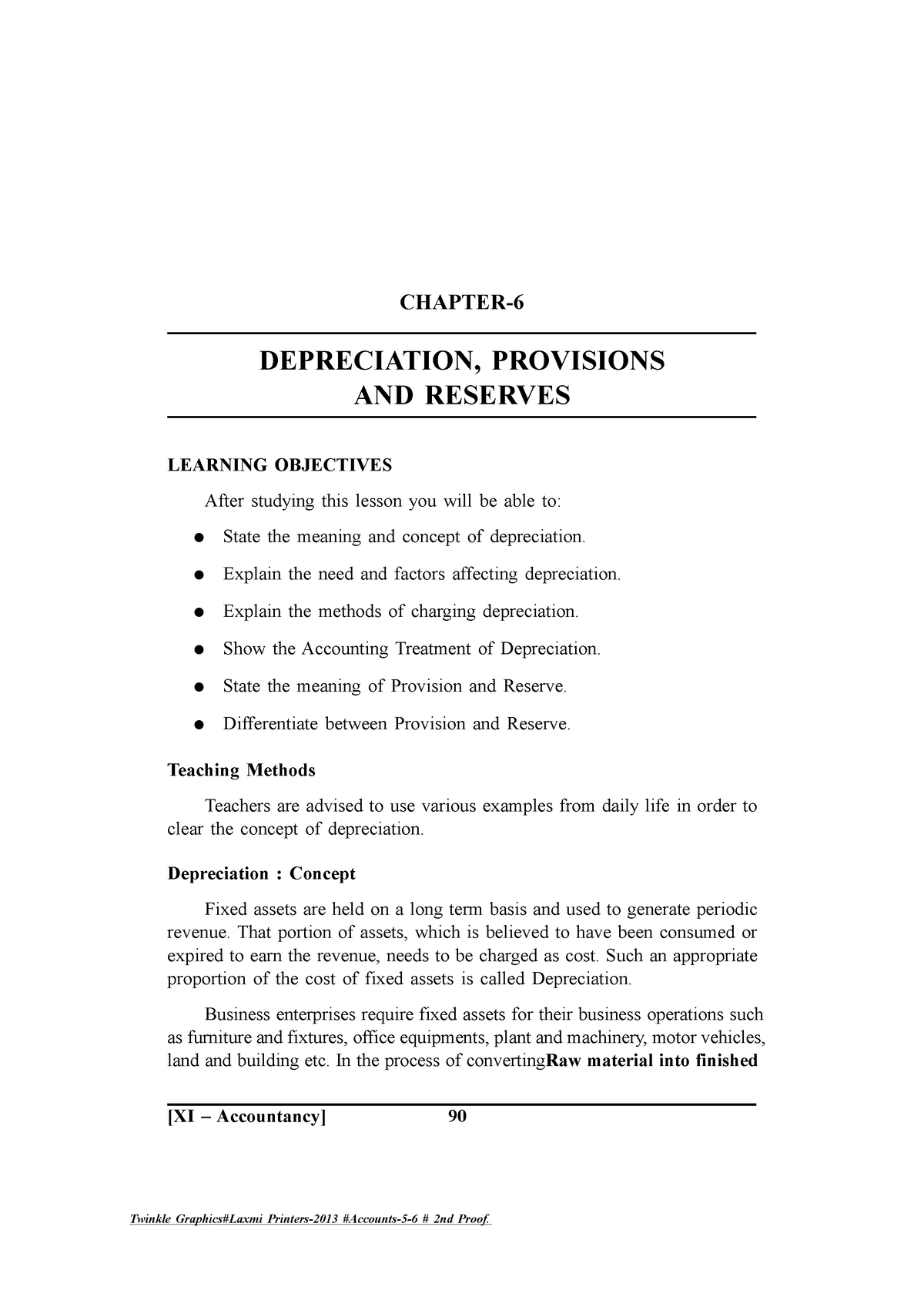 Depreciation -1 - Accounting - [XI – Accountancy] 90 CHAPTER ...