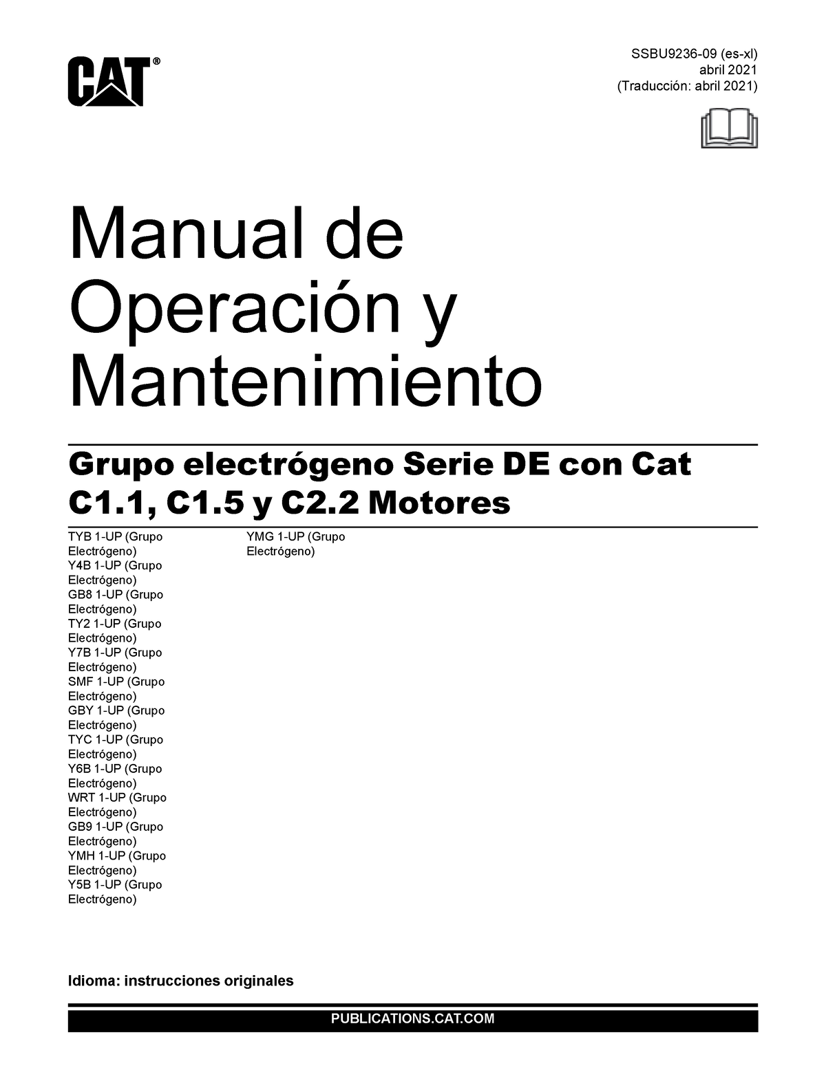 Manual Operacion Y Mantenimiento DE13,5 Y DE22 SSBU9236 ...