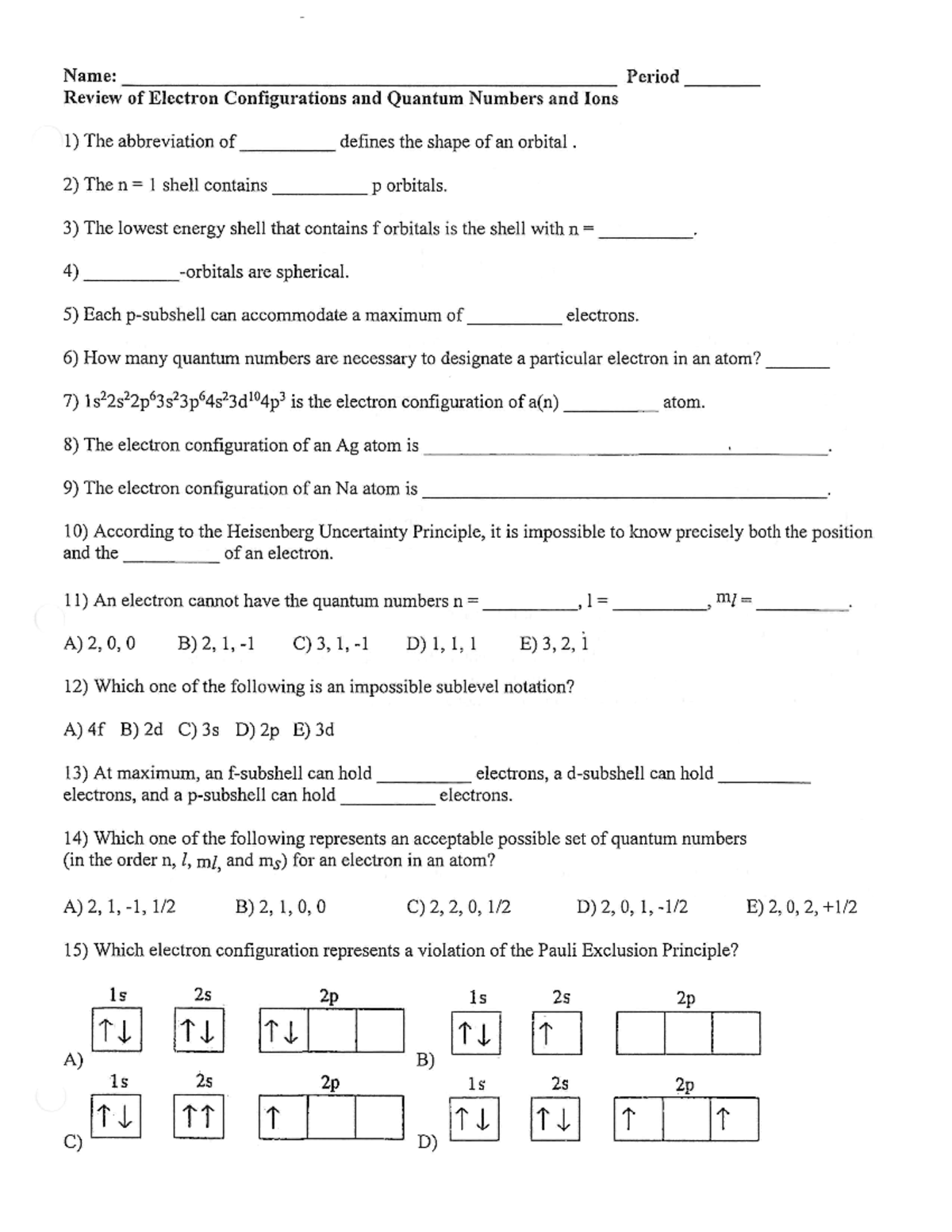 Rules Of Electron Configuration Pdf