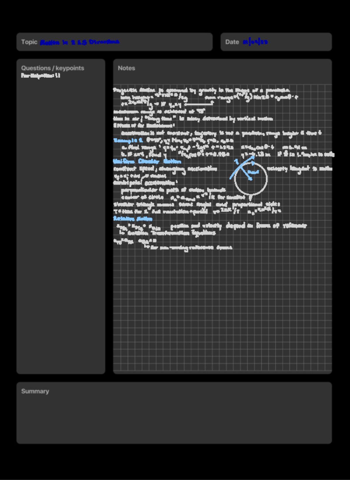 Motion in 2 and 3 Directions Motion in 283 Directions 01/09/ ParticipationI Projectile Motion