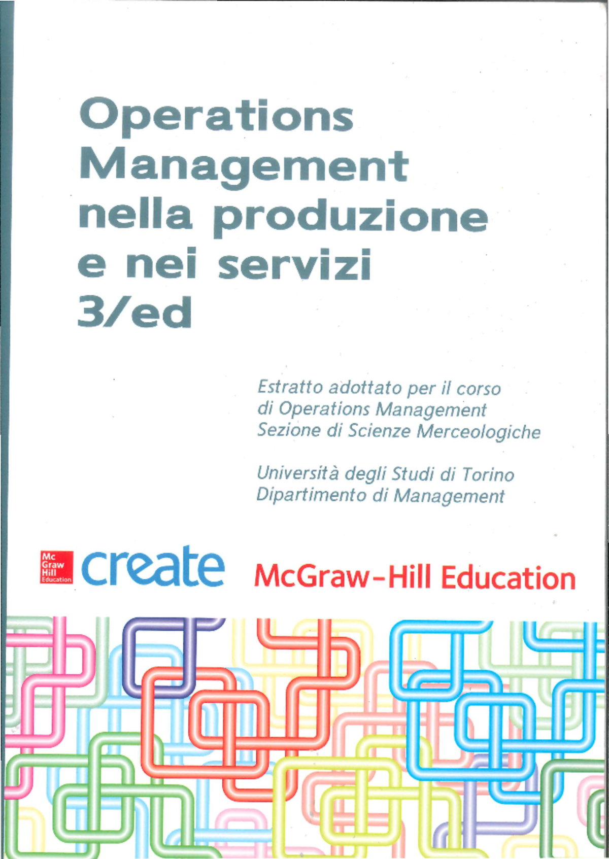 OP libro - Operation management - Operations .Management ·nella ...