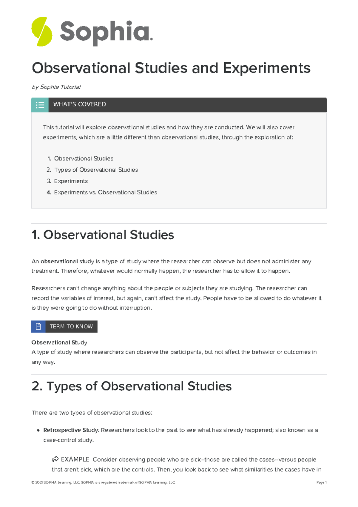 observational studies research papers