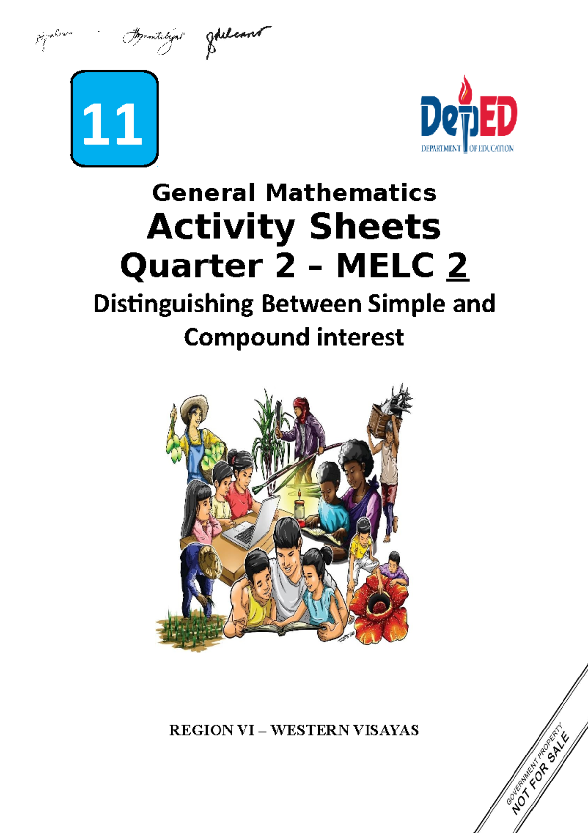 Gm Q2 Las 2 General Mathematics General Mathematics Activity Sheets