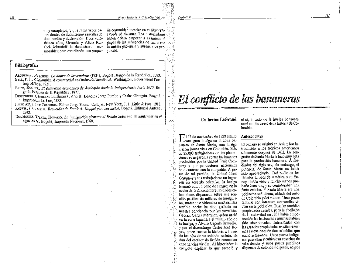 Bananeras - prof. roberto - 182 Nueva Historia de Colombia. Vol. ut ...