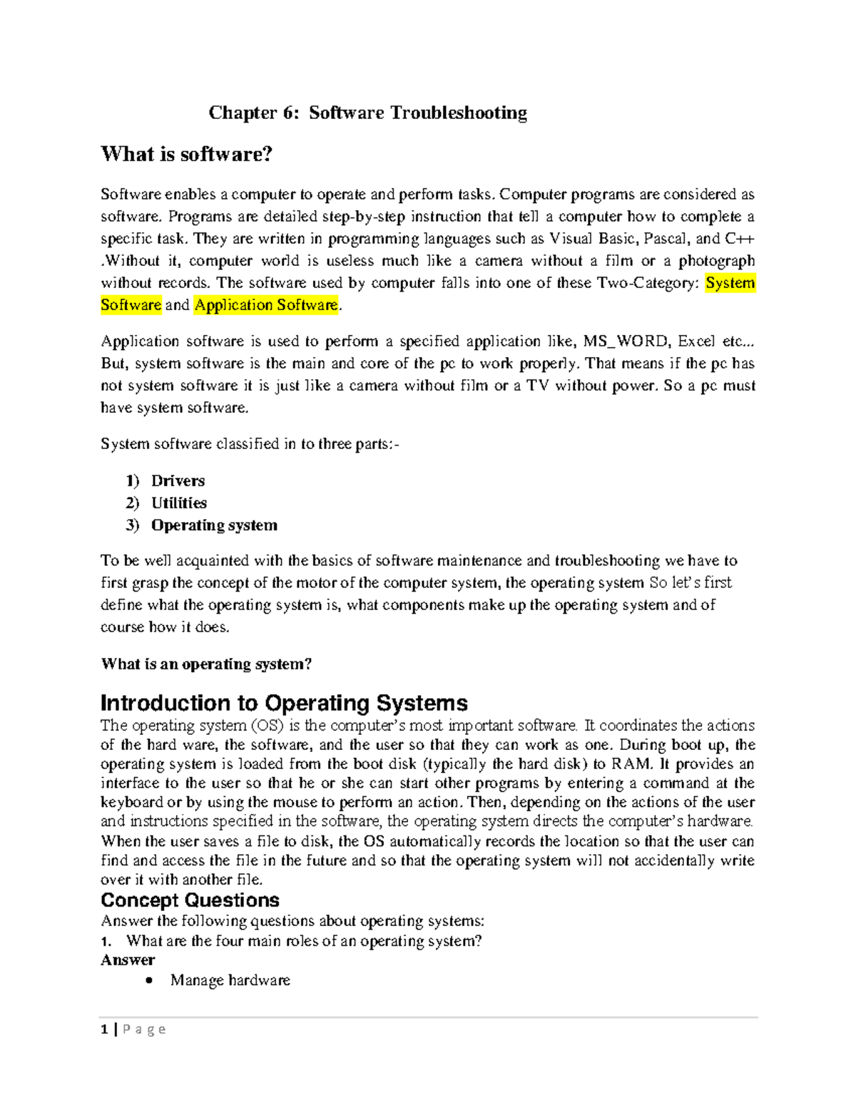 chapter-6-database-ch-6-chapter-6-software-troubleshooting-what-is