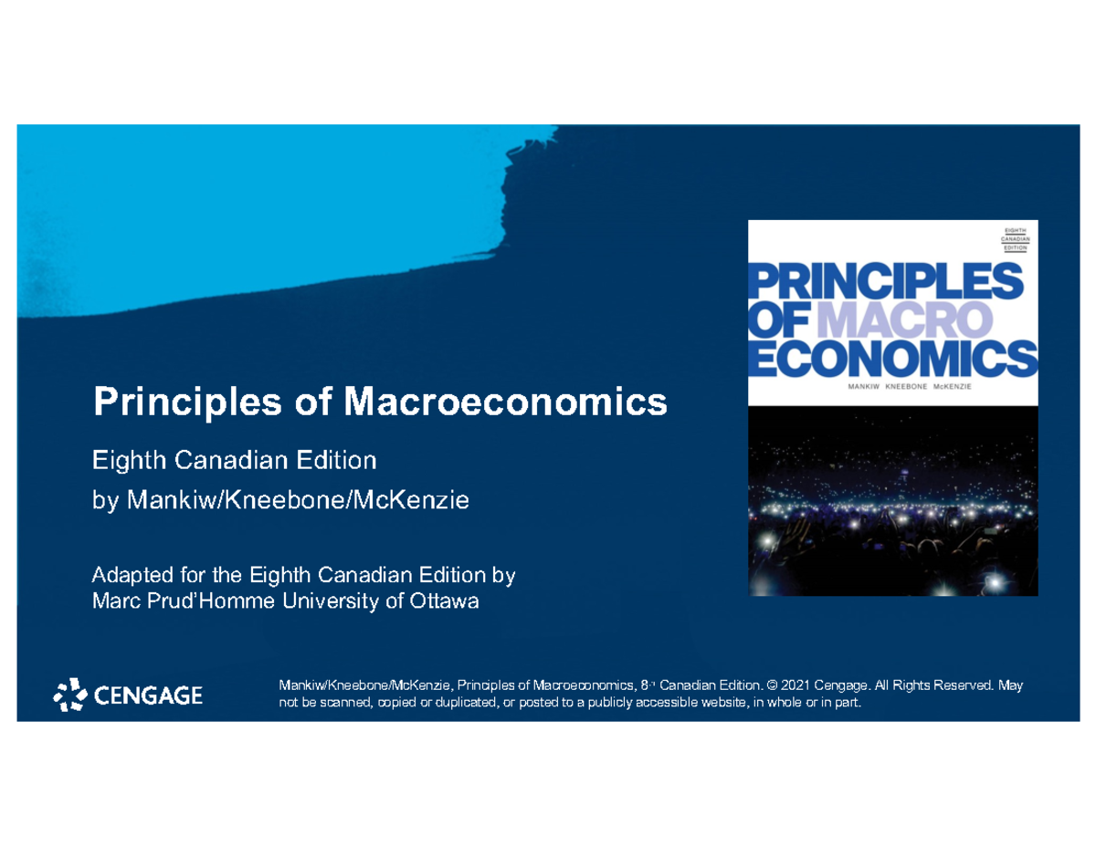 Ch01 PPT Mankiw Macro 8Ce - 1- Principles Of Macroeconomics Eighth ...