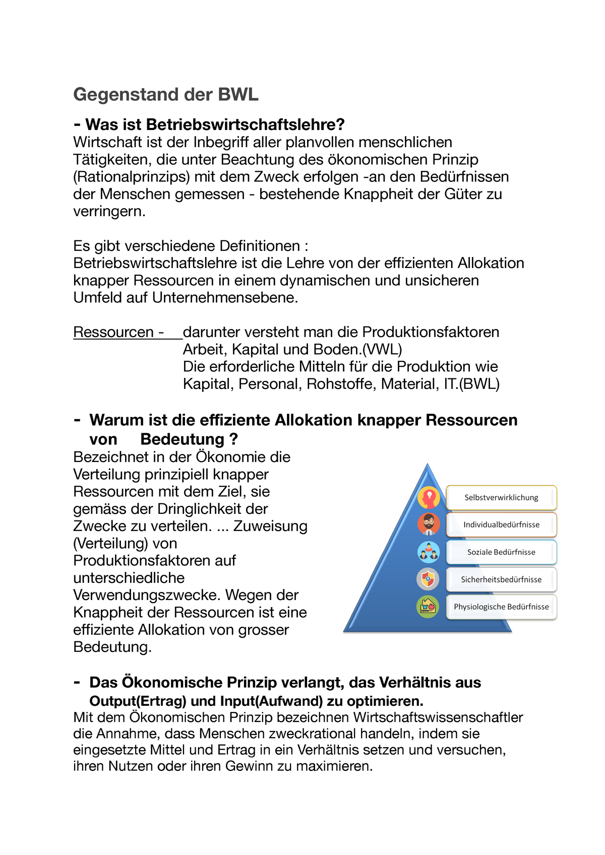 Business Basics - Gegenstand Der BWL - Was Ist Betriebswirtschaftslehre ...