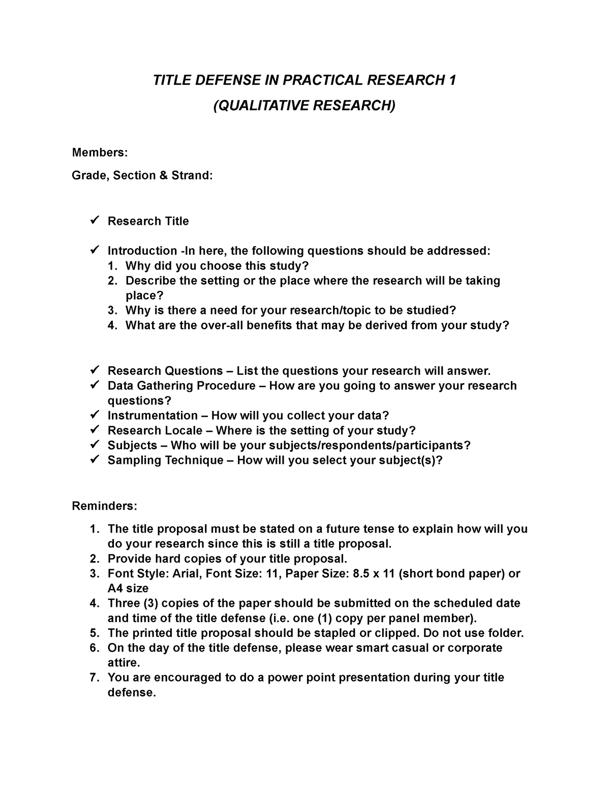 qualitative research title defense